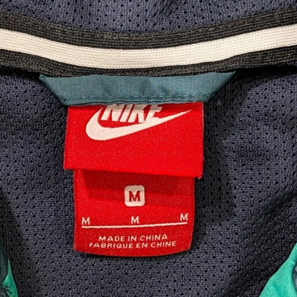 Nike Sportswear Windrunner Hooded Jacket Teal Navy Blue Men's Medium